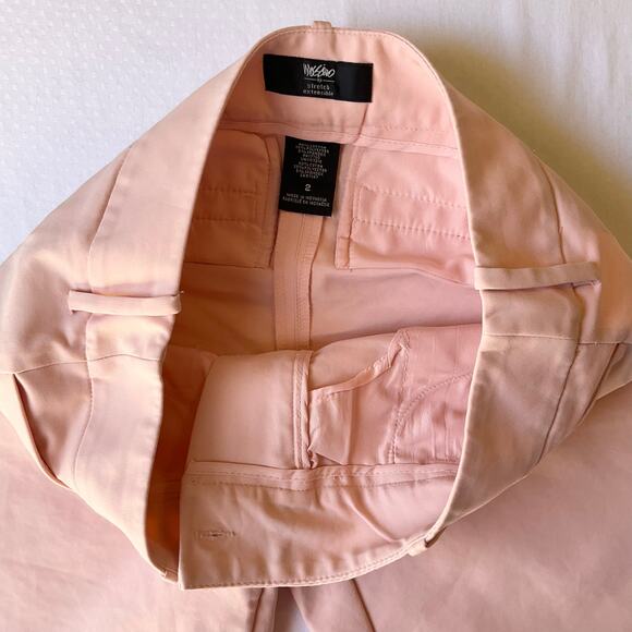 Mossimo Stretch Extensible Women Dress Shorts size 2 Above Knee Sweet Pink - Picture 8 of 9